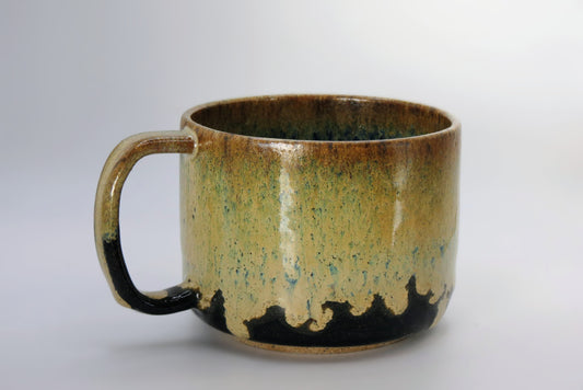 Cream Drip Coffee Mug
