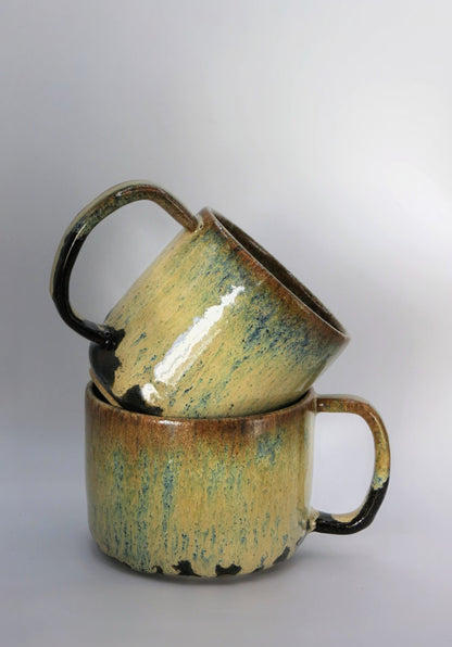 Cream Drip Coffee Mug