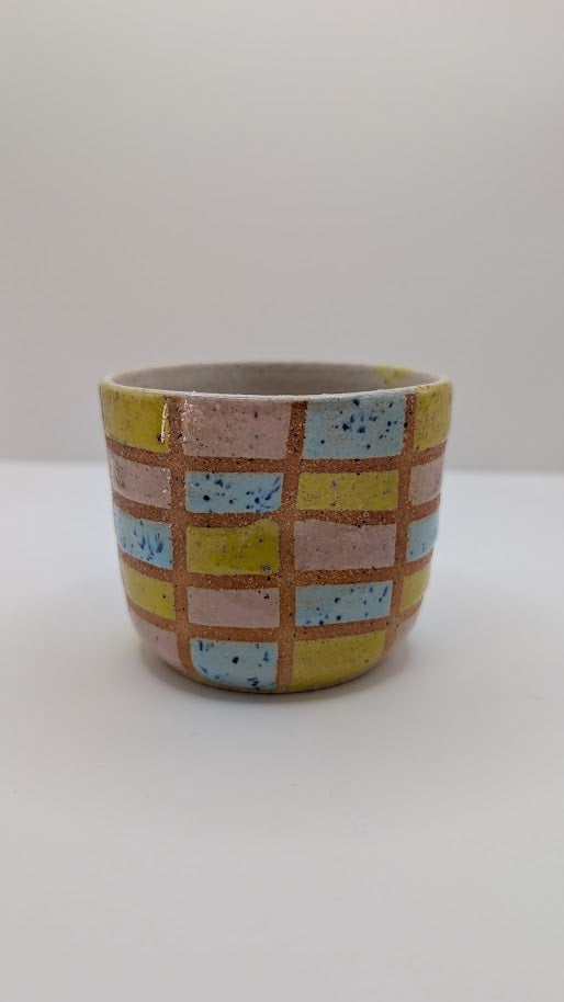 Checkered Dimple Cup