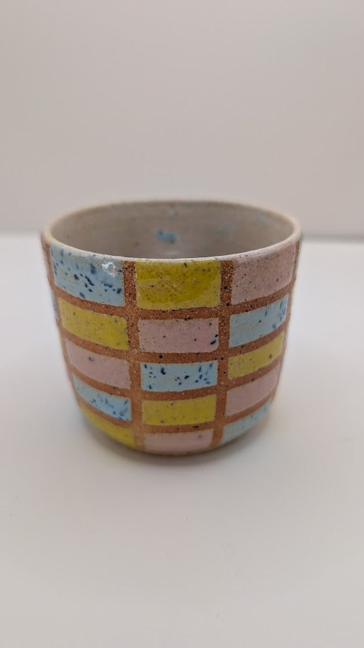 Checkered Dimple Cup